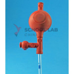 Pipette Filler - Bulb Type - Red - 25ml